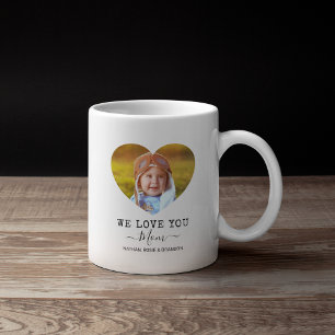 Mug Vous aimez maman Photo de coeur