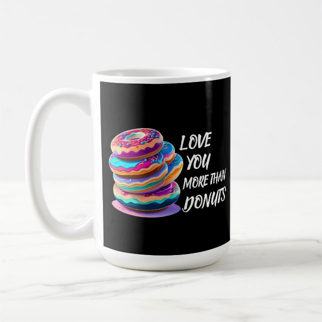 Mug Vous aimez plus que les beignets (Gauche)