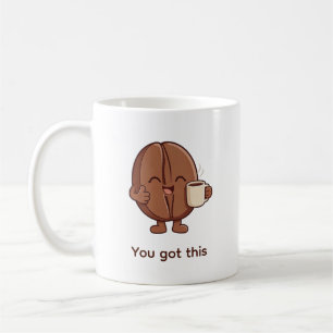 Mug Vous Avez Cela Personnage De Grain De Café Encoura