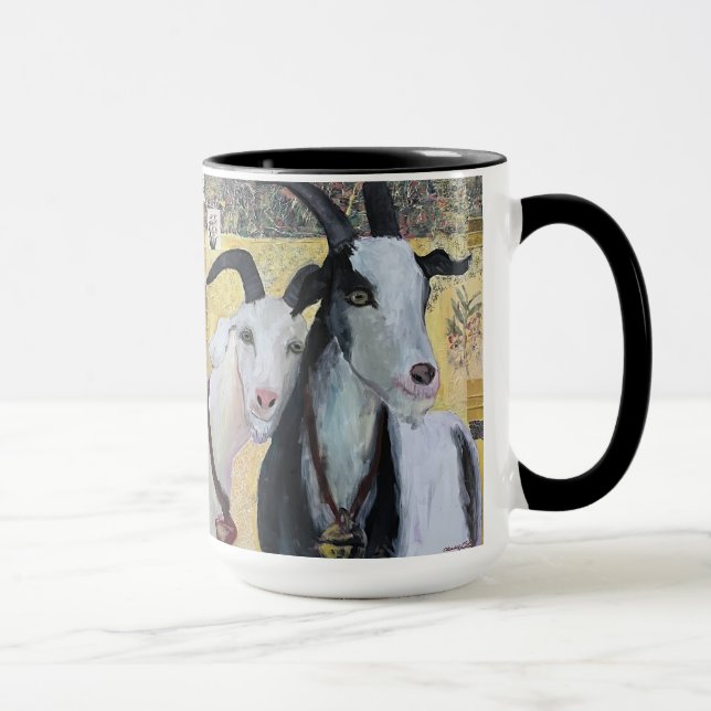 Mug Vous avez de la chèvre ? 'Proche de vous' Boucs Mu (Droite)