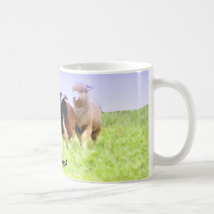 Mug Vous avez des moutons ? Bouton Collie