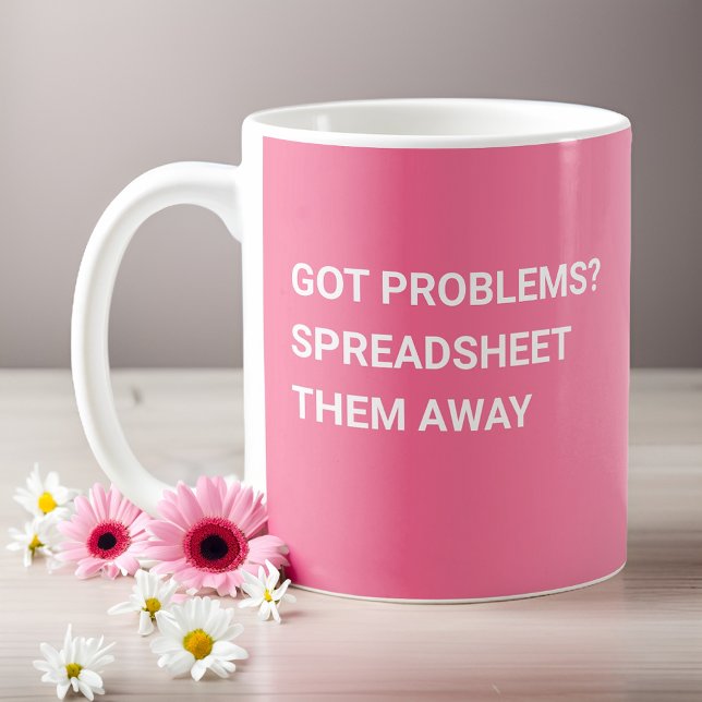 Mug Vous avez des problèmes ? Feuille de calcul Les Dé (Créateur téléchargé)