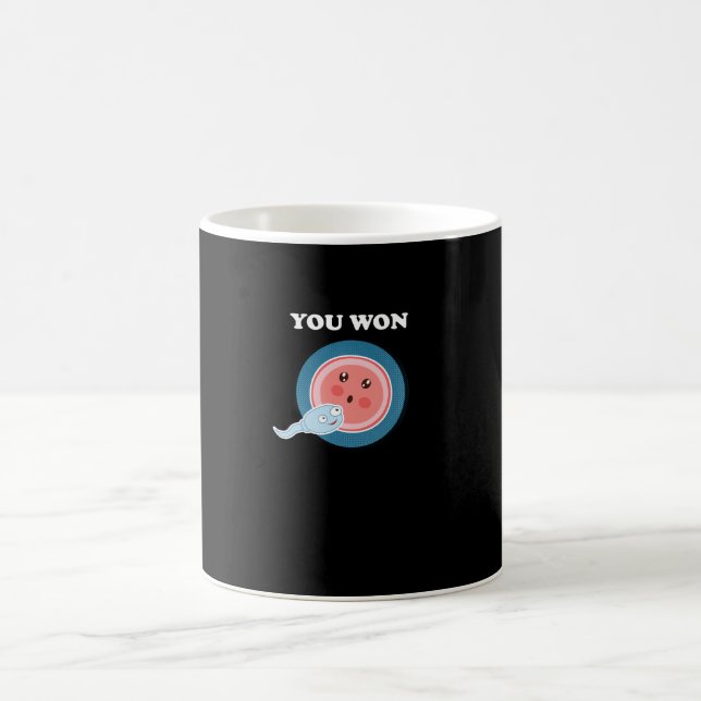 Mug Vous avez gagné la Science humaine d'évolution (Centre)