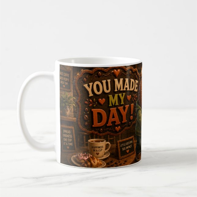 Mug Vous avez illuminé ma journée (Gauche)