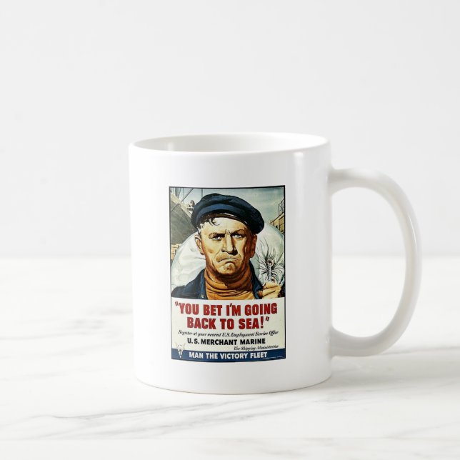 Mug Vous avez parié que je retourne à la mer ! (Droite)