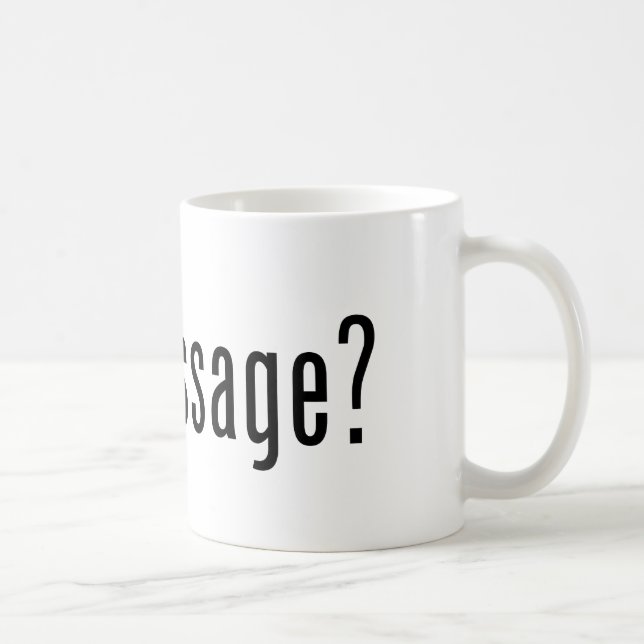 Mug Vous avez reçu un massage ? (Droite)