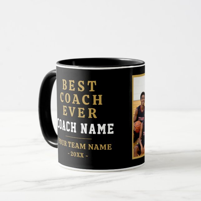 Mug Vous avez survécu à nous Photo drôle de Coach (Devant gauche)