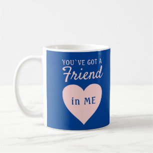 Mug Vous avez un ami Blue Pink Heart Friend