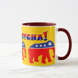 Mug Vous Betcha ! Et éléphants modernisés de GOP