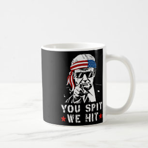 Mug Vous crachez nous frappons Vintage Trump S'ils cra
