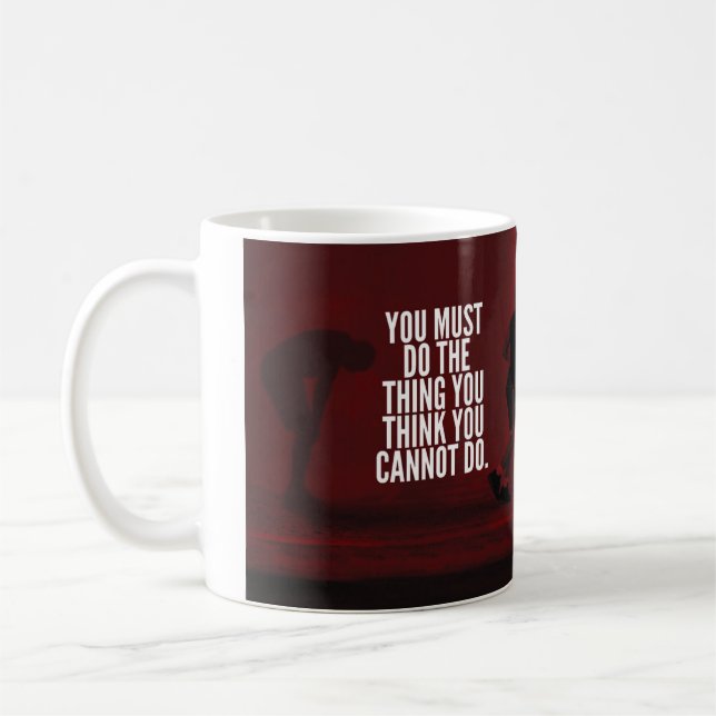 Mug Vous devez faire - Motivation de l'entraînement (Gauche)