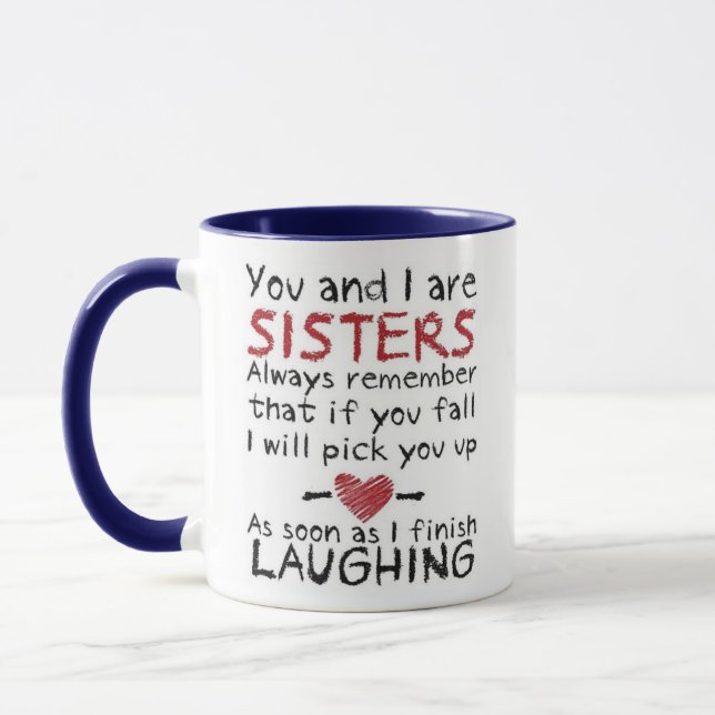 Mug Vous et moi êtes conception de soeurs (Gauche)