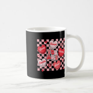 Mug Vous êtes aimé, digne de bonbons en forme de coeur