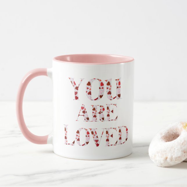 Mug Vous êtes aimé V2 (Avec donut)