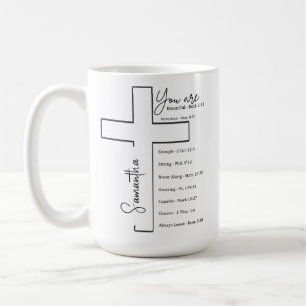 Mug Vous êtes belle croix personnalisée