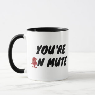 Mug « Vous êtes en sourdine » Citation drôle