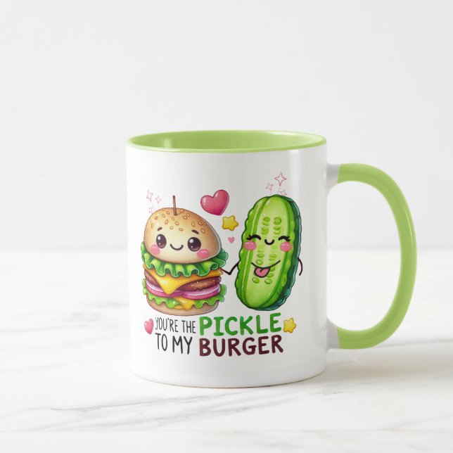 Mug Vous êtes le chou à mon bourbier" Funny Valentine’ (Droite)
