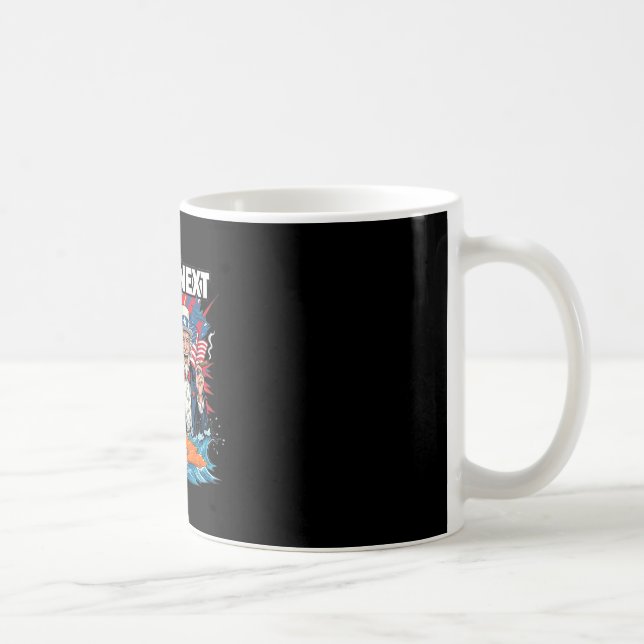 Mug Vous êtes le prochain Trump et l'oncle Sam sur Cu (Droite)