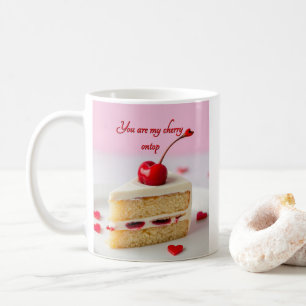 Mug Vous Êtes Ma Cerise Sur Le Toit Personnalisé Café 