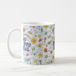 Mug Vous êtes ma magie. Lettrer un devis sur la magie