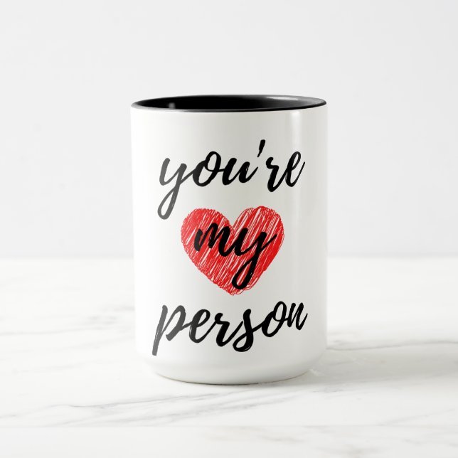 Mug Vous êtes ma personne noire (Centre)