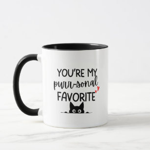 Mug 'Vous êtes ma préférée personnelle' Humour pour am