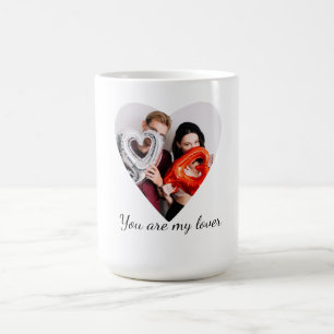 Mug Vous êtes mon amant – Conception de cœur romantiqu