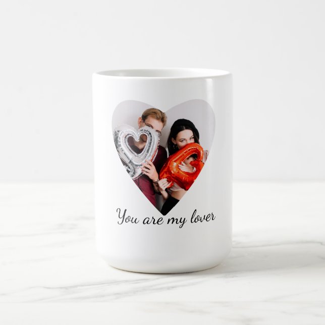Mug Vous êtes mon amant – Conception de cœur romantiqu (Centre)