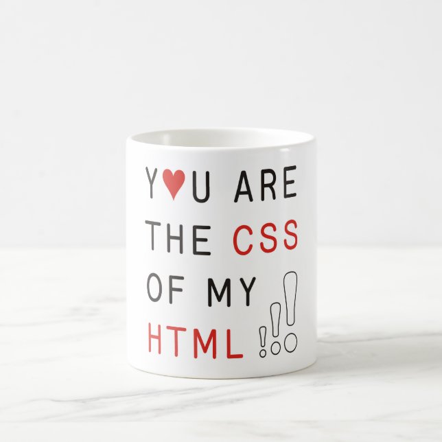 Mug Vous êtes mon CSS (Centre)
