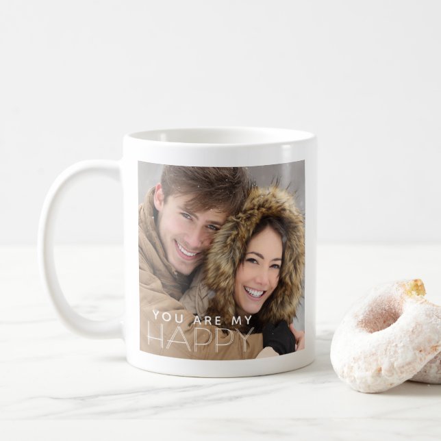 Mug Vous êtes mon HEUREUX (une ou deux photos) (Avec donut)