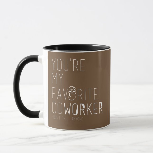 Mug Vous êtes mon jour préféré de café de cadeau de (Gauche)