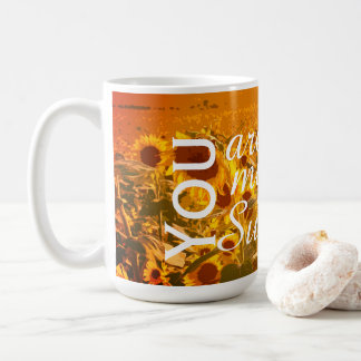 Mug "Vous êtes mon soleil" Tournesol