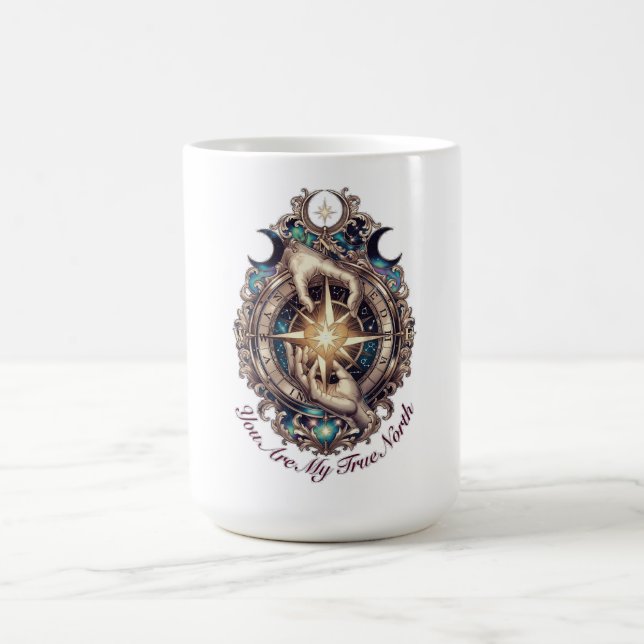 Mug Vous êtes mon véritable nord T-Shirt compas célest (Centre)