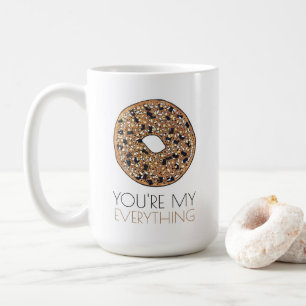 Mug Vous êtes My Everything Bagel Petit déjeuner Amour