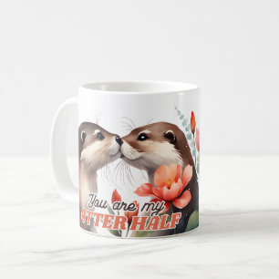 Mug Vous êtes My Otter Half Otter Kissing Valentine