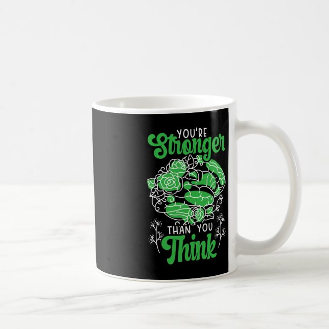 Mug Vous êtes plus forte que vous ne pensez que la san (Droite)