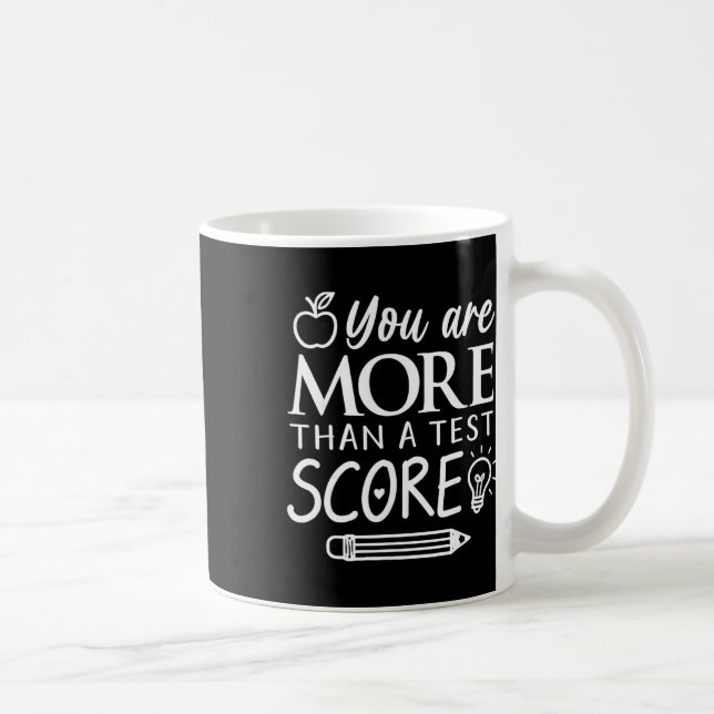 Mug Vous êtes plus qu'un score à un test Enfants Jour  (Droite)