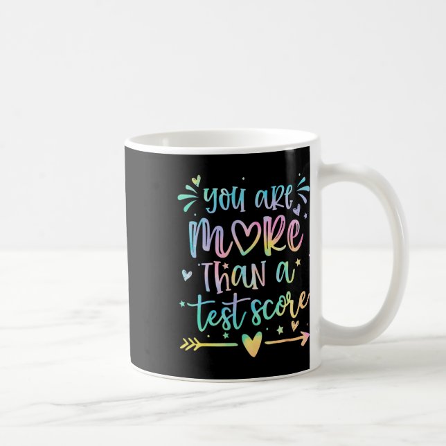 Mug Vous êtes plus qu'un score de test Professeur Jour (Droite)