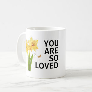 Mug Vous êtes tellement aimé Floral Christian