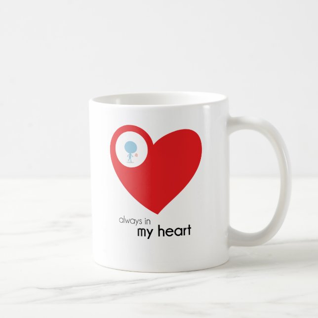 Mug Vous êtes toujours à mon coeur (Droite)