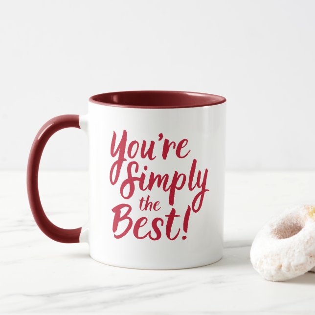 Mug Vous êtes tout simplement le meilleur (Avec donut)