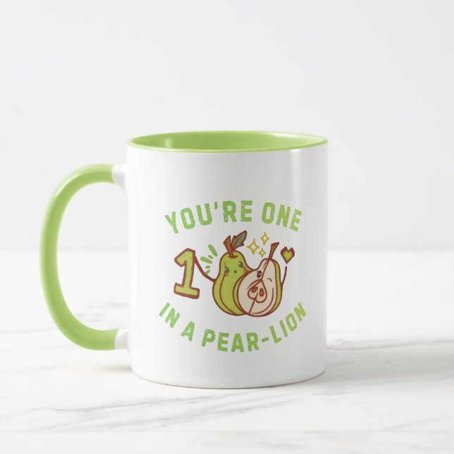 Mug Vous êtes un dans une plaisanterie de poire- lion  (Gauche)
