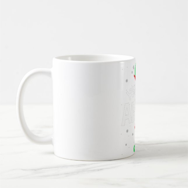 Mug Vous êtes un elfe de Noël en colère qui aime jumel (Gauche)