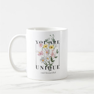 Mug Vous êtes un Slogan floral unique