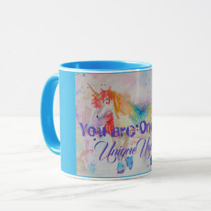 Mug Vous Êtes Une Unique Unicorne ! La Musique des fil