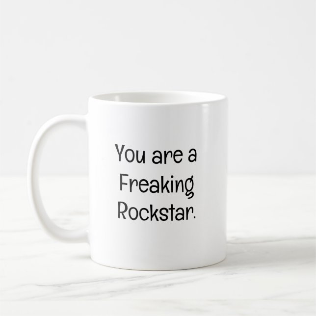 Mug Vous êtes une vraie Rockstar (Gauche)
