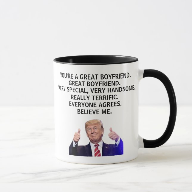 Mug Vous êtes vraiment un super copain, un Trump drôle (Droite)