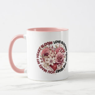 Mug "Vous faites fleurir mon coeur"