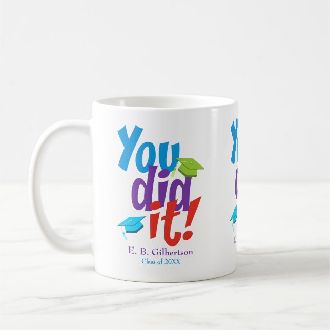 Mug Vous L'Avez Fait Graduation Félicitations (Gauche)