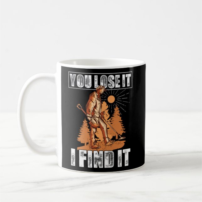 Mug Vous le perdez Je le trouve Aimant Pêche Treasure  (Gauche)